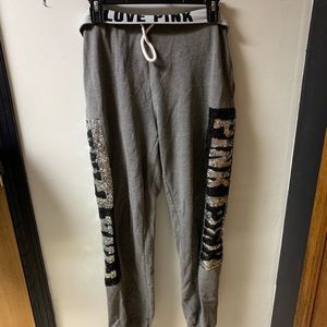 Victoria secrets PINK sequence sweatpants
